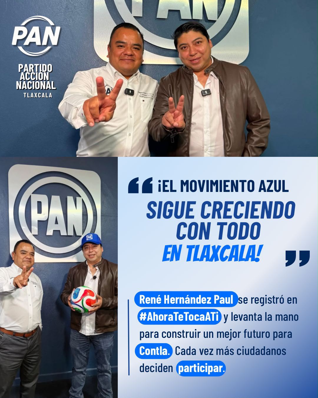 Un movimiento que ya nadie detiene: René Hernández Paul se registra para alcaldía de Contla en 'Ahora Te Toca a Ti'